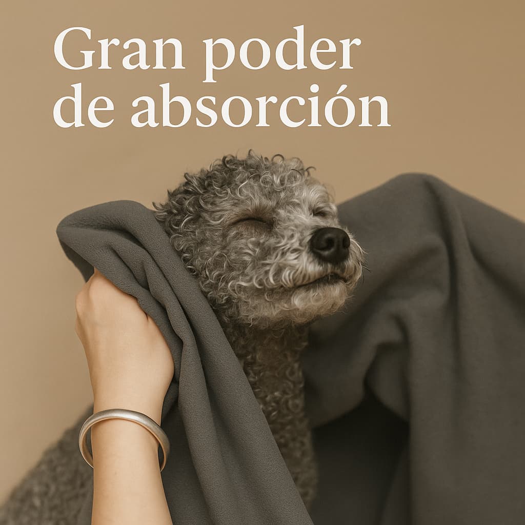 Toalla de microfibra THE DOGS — Adiós olor a perro mojado