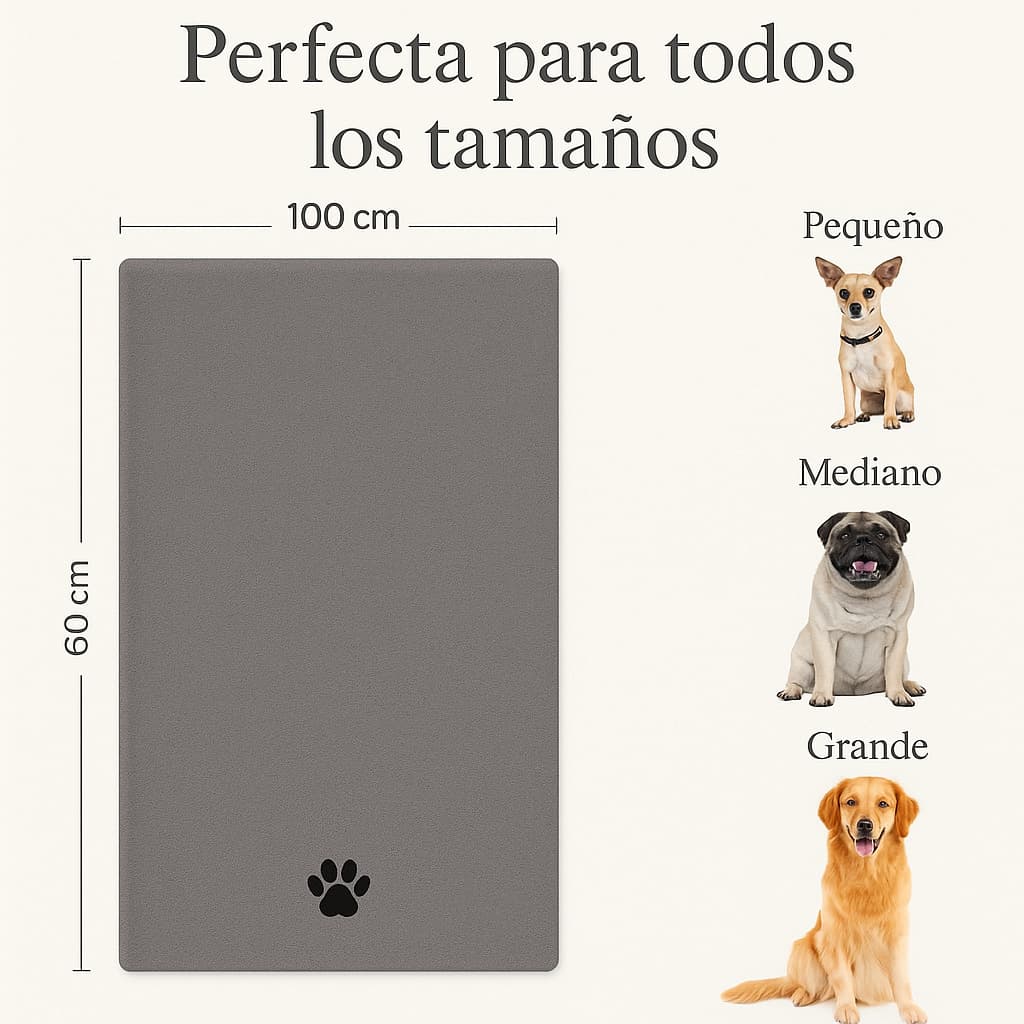 Toalla de microfibra THE DOGS — Adiós olor a perro mojado
