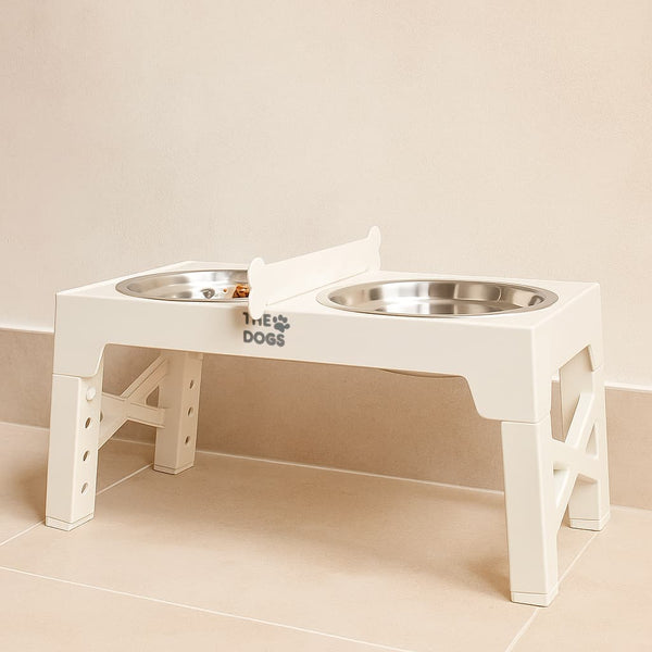 Comedero Elevado THE DOGS — Postura cómoda, piso más limpio.